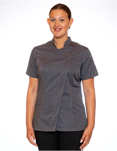 L-DF145-Ladies Aysematric Jacket